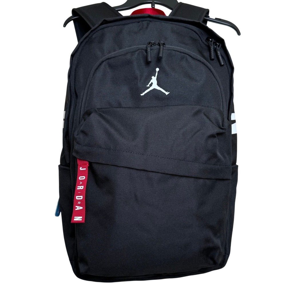 Jordan Air Backpack Black Red 15 Inch Laptop‎ Sleeve School Bag